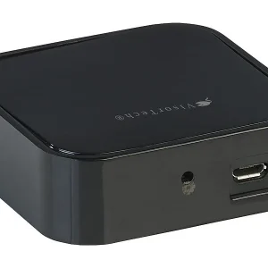 VisorTech Schloss:Elektronischer Tür-Schließzylinder, Transponder, App, IP65, M Gateway 38