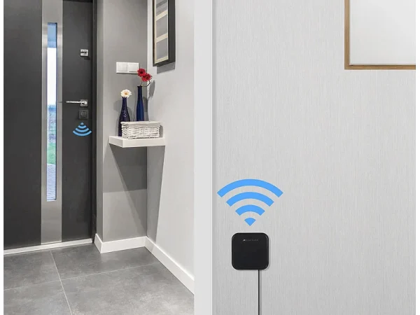 VisorTech Schloss:Elektronischer Tür-Schließzylinder, Transponder, App, IP65, M Gateway 6
