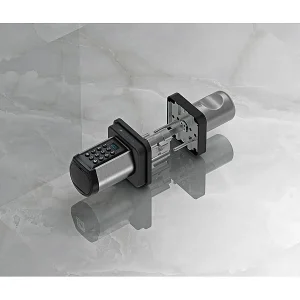 VisorTech Zylinderschloss:Elektronischer Tür-Schließzylinder, Code, 2 Schlüssel, Bluetooth, IP44 32