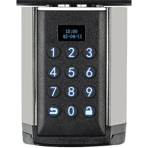 VisorTech Zylinderschloss:Elektronischer Tür-Schließzylinder, Code, 2 Schlüssel, Bluetooth, IP44 40