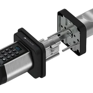 VisorTech Zylinderschloss:Elektronischer Tür-Schließzylinder, Code, 2 Schlüssel, Bluetooth, IP44 26