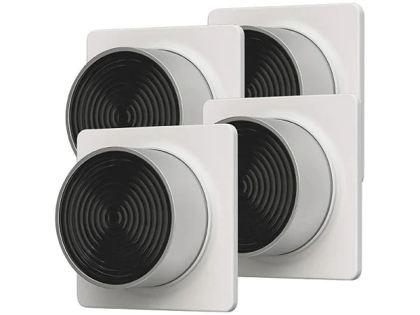 Luminea Home Control Funkdimmer:4er-Set Mobile Lichtschalter & Dimmer Für Lampen LAV-165/175.rgbw 4