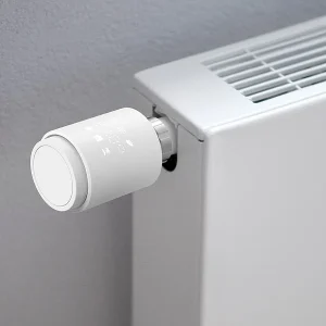 Revolt Heizkörperthermostate:3er-Set Programmierbare Heizkörper-Thermostate Mit WLAN-Gateway & App 24