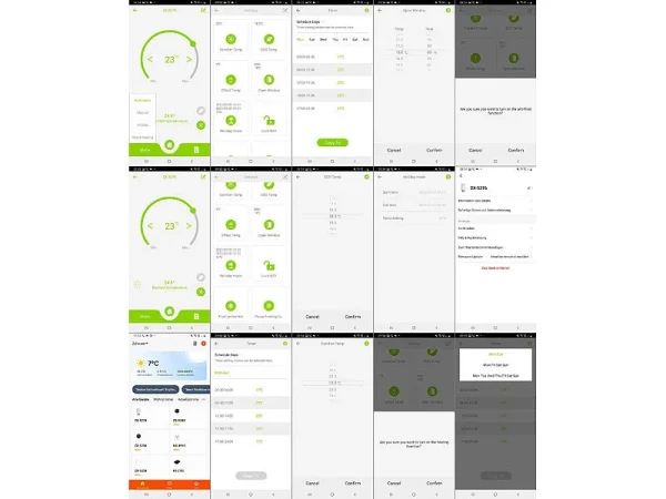 Revolt Heizkörperthermostate:3er-Set Programmierbare Heizkörper-Thermostate Mit WLAN-Gateway & App 9