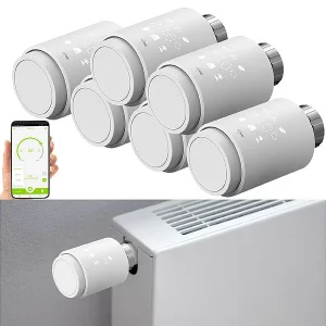 Revolt Heizkörper Regler:6er-Set Programmierbare Heizkörper-Thermostate Mit Bluetooth Und App 18