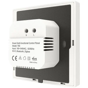 Luminea Home Control Smart Home Zentrale:Einbau-Smarthome-Zentrale, 4″/10,2cm Touchscreen, WLAN, ZigBee-Gateway 26