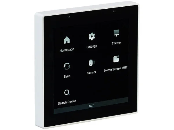 Luminea Home Control Smart Home Zentrale:Einbau-Smarthome-Zentrale, 4″/10,2cm Touchscreen, WLAN, ZigBee-Gateway 11