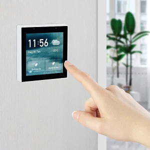 Luminea Home Control Smart Home Zentrale:Einbau-Smarthome-Zentrale, 4″/10,2cm Touchscreen, WLAN, ZigBee-Gateway 28