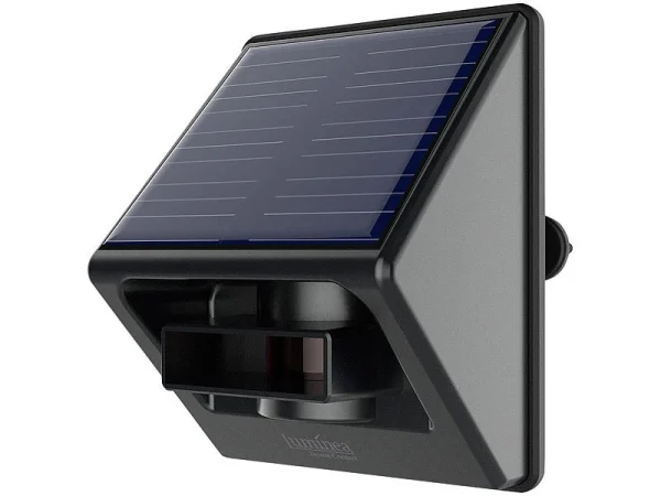 Luminea Home Control Bewegungs Melder:ZigBee-kompatibler Outdoor-PIR-Sensor Mit Solarpanel, App, IP55 7
