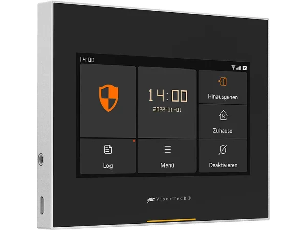 VisorTech Alarmanlage Sets:10-tlg. Funk-Alarmanlage: 7 Sensoren, 2 Fernbedienungen, GSM, WLAN App 4