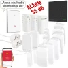 VisorTech Alarmanlage Drahtlos:13-teiliges Funk-Alarmanlagen-Set: 11 Sensoren, SOS-Taster, WLAN, App 5