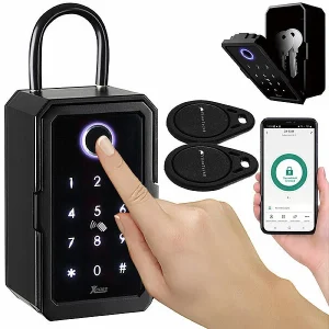 Xcase Tresor:Smarter Schlüssel-Safe & WLAN-Gateway, PIN Per Touch-Keys, Fingerprint 31
