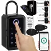 Xcase Schlüsseltresor:Smarter Schlüssel-Safe, Touch-PIN, Fingerprint, Transponder, Bluetooth 62