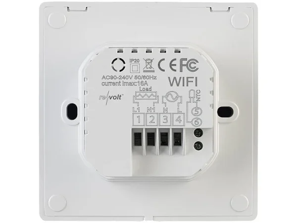 Revolt Thermostat WLAN Heizung:2er-Set WLAN-Fußbodenheizung-Thermostate Mit App, Weiß 11