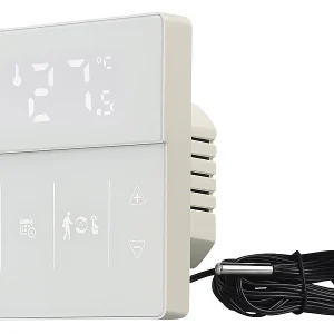 Revolt Thermostat WLAN Heizung:2er-Set WLAN-Fußbodenheizung-Thermostate Mit App, Weiß 27