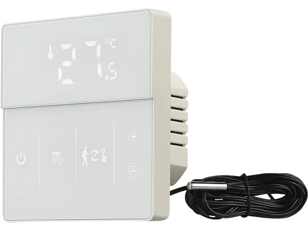 Revolt Thermostat WLAN Heizung:2er-Set WLAN-Fußbodenheizung-Thermostate Mit App, Weiß 7