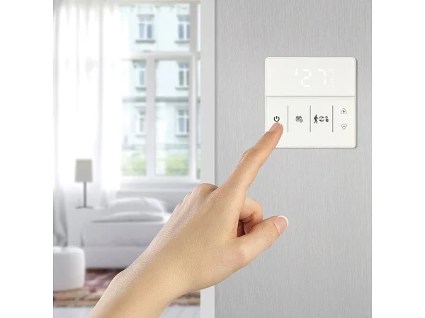 Revolt Thermostat WLAN Heizung:2er-Set WLAN-Fußbodenheizung-Thermostate Mit App, Weiß 9
