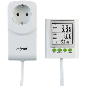 Revolt Stromzähler:2er-Set Energiekosten-Messer & Stromverbrauchs-Zähler, 2 Tarife 13