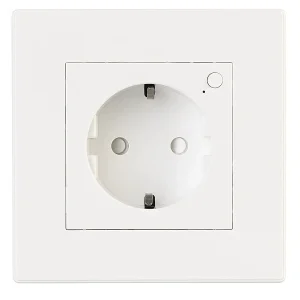 Luminea Home Control Alexa Smart Steckdose:10er-Set WLAN-Unterputz-Steckdosen Mit Verbrauch-Messung, App, 3.680 W 24