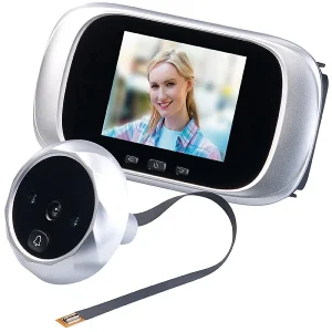 Somikon Türspion Ohne Bohren:Digitale Türspion-Kamera Mit 7,1-cm-Farbdisplay (2,8″) Und Nachtsicht 11