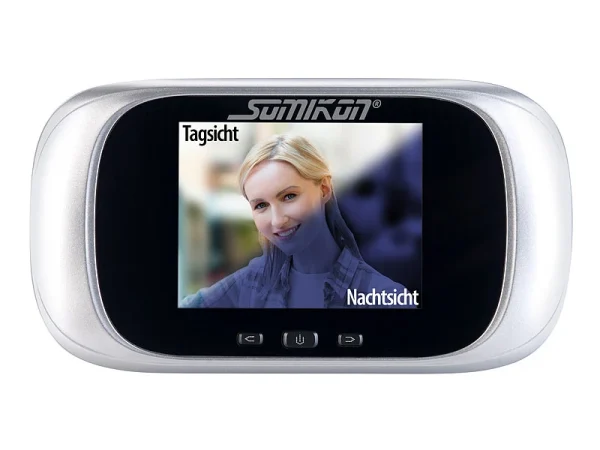 Somikon Türspion Ohne Bohren:Digitale Türspion-Kamera Mit 7,1-cm-Farbdisplay (2,8″) Und Nachtsicht 4