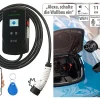 Revolt E-Auto-Wallbox:WLAN-Wallbox Für E-Autos, Typ 2, Bis 11 KW, 3-phasig, 5 M Ladekabel 44