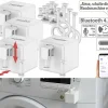 Luminea Home Control Bluetooth Schalter:4er-Set Smarte Schalter-Aufsätze Für Kippschalter & Taster, Mit App 38